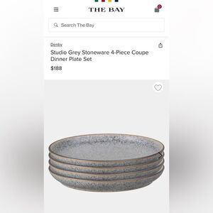 Denby

Studio Grey Stoneware 3-Piece Coupe Dinner Plate Set